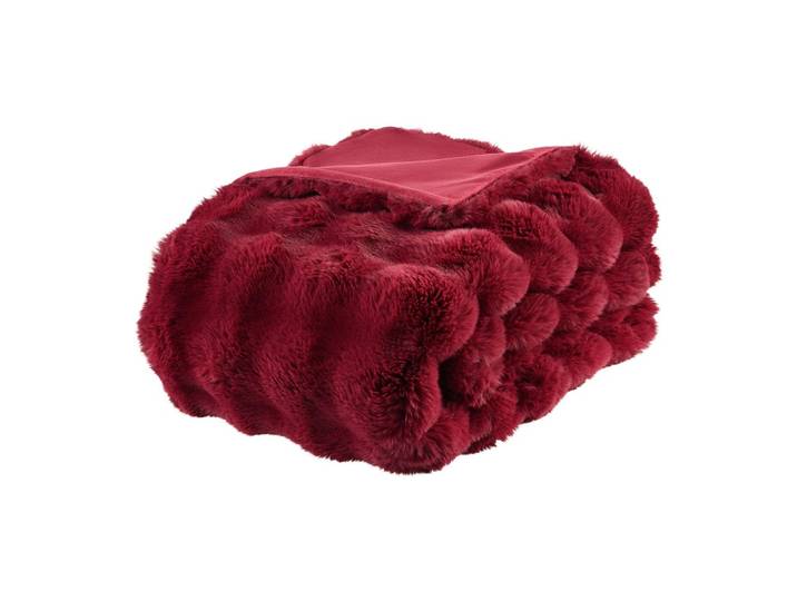 Felldecke Bella Rot ca. 130x180cm