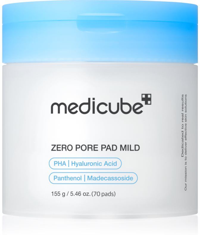 medicube Zero Pore Pad Mild Peeling-Pads für das Gesicht für empfindliche Haut 70 St.