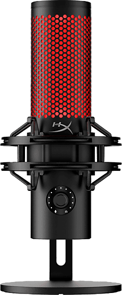 Micrófono - HYPERX QuadCast 2, USB, Sensor para silenciar, Indicadores LED, Negro
