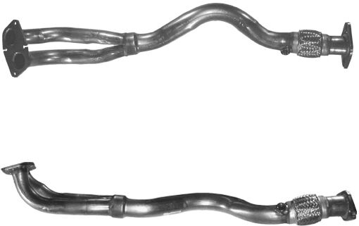 F.Becker Abgasrohr 54111095 Für Alfa Romeo