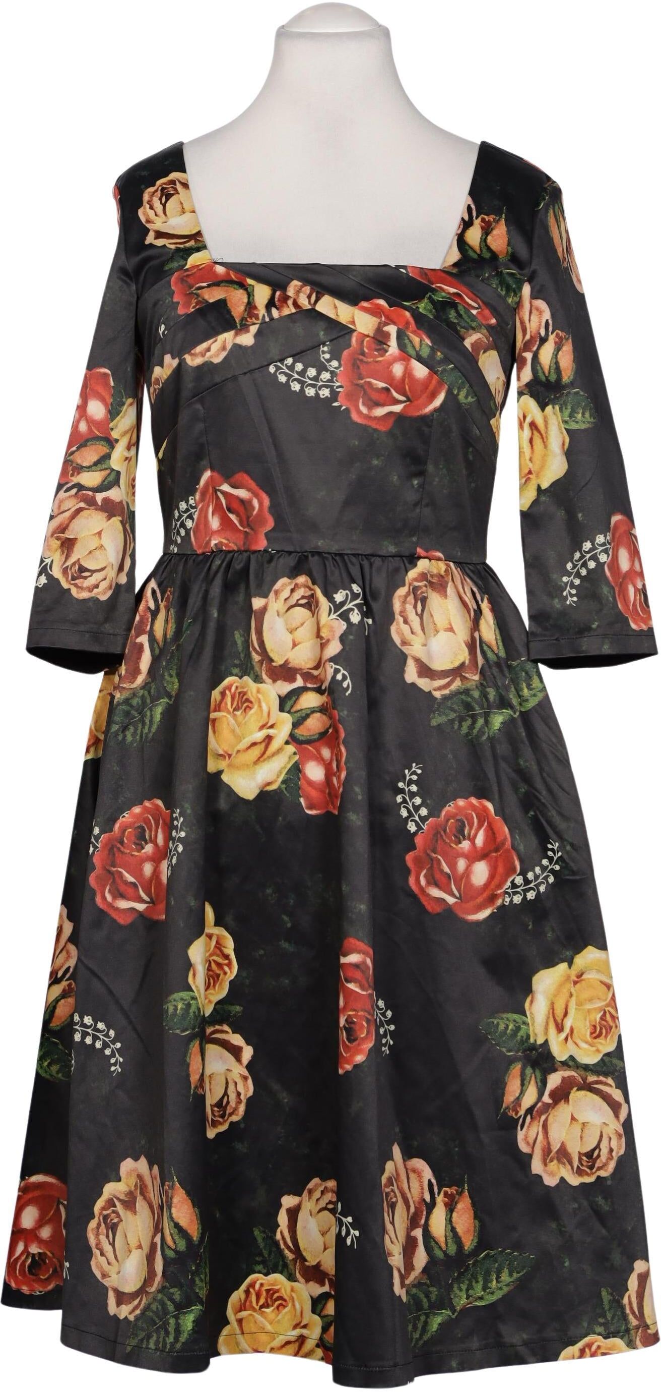 Voodoo Vixen Damen Kleid, Mehrfarbig, Gr. M, Synthetik - Second Hand