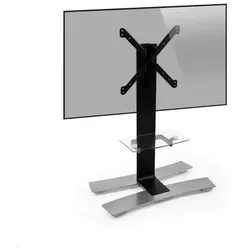 Erard WILL 1050 L mobiler TV Standfuß mit Ablage bis 65 Zoll, schwarz