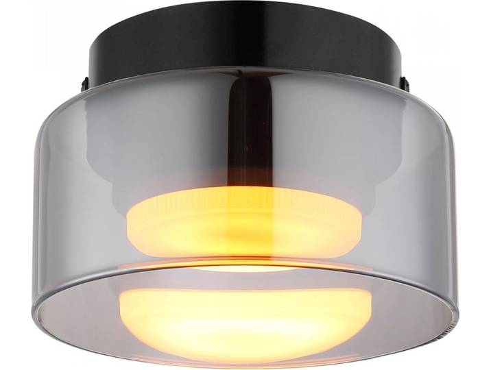 Lampe de plafond design Higgins\, noire