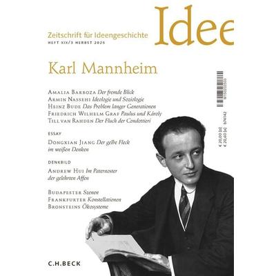 Zeitschrift für Ideengeschichte Heft XIX/3 Herbst 2025, Geheftet von , C.H. Beck, 978-3-406-83111-9