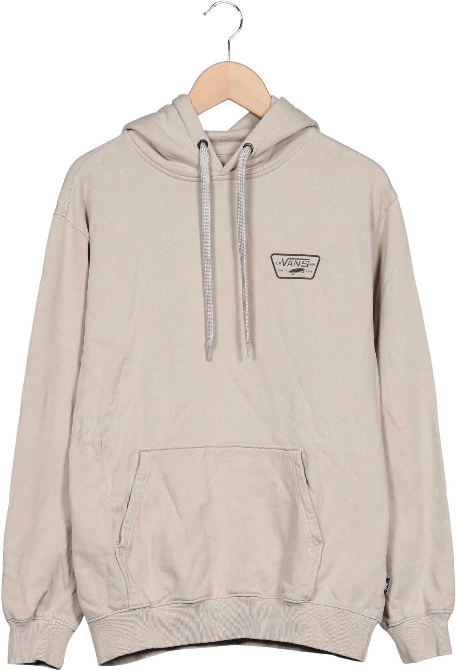 Vans Herren Kapuzenpullover, Beige, Gr. M, Baumwolle - Second Hand
