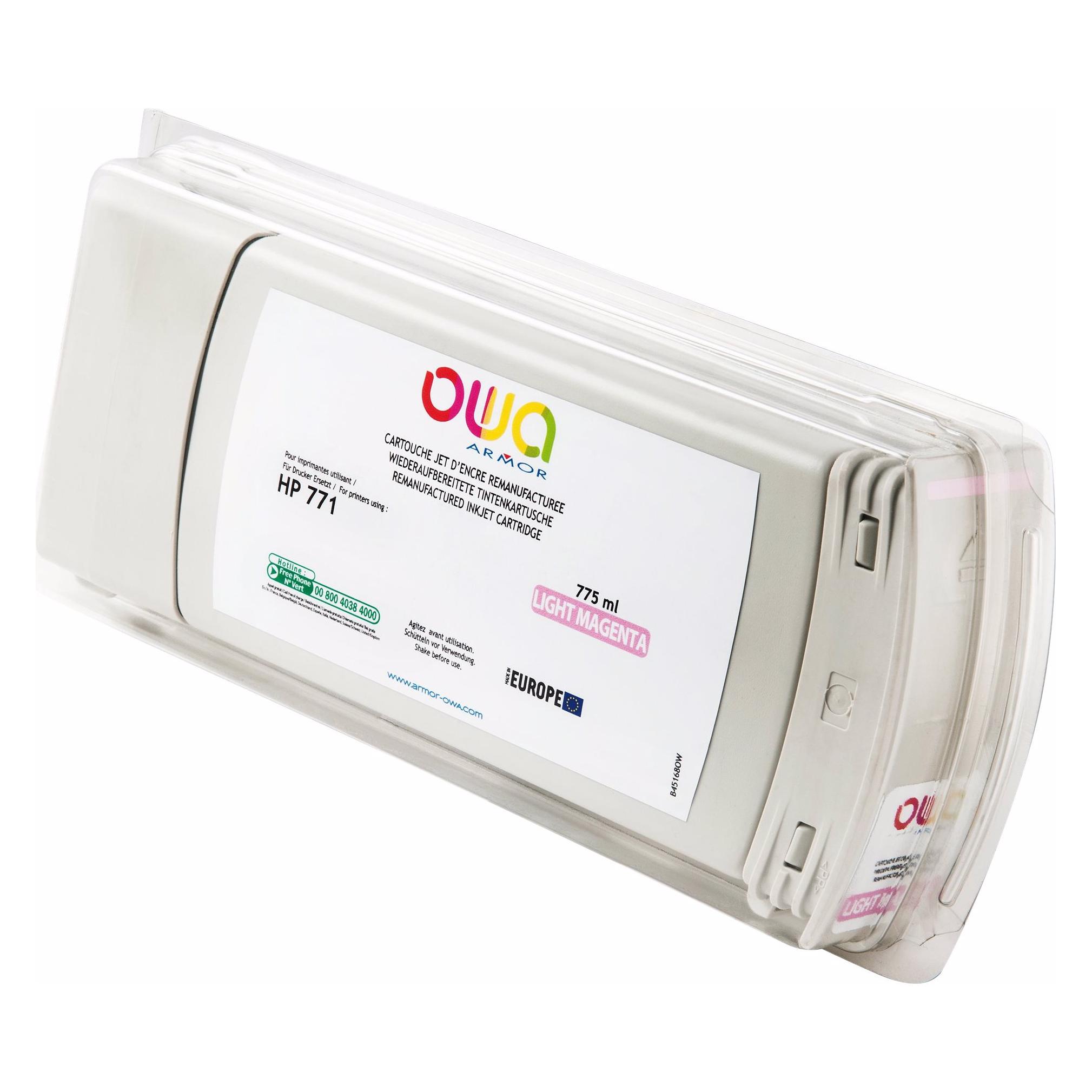 Armor OWA OWA - 775 ml - hellmagentafarben  - wiederaufbereitet - Tintenpatron (M) (B45168OW)