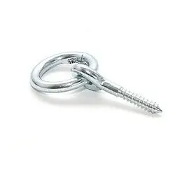 Befestigungsring Schrauböse Haken Öse Metall 60mm 140mm Lang Grau 1 Stück