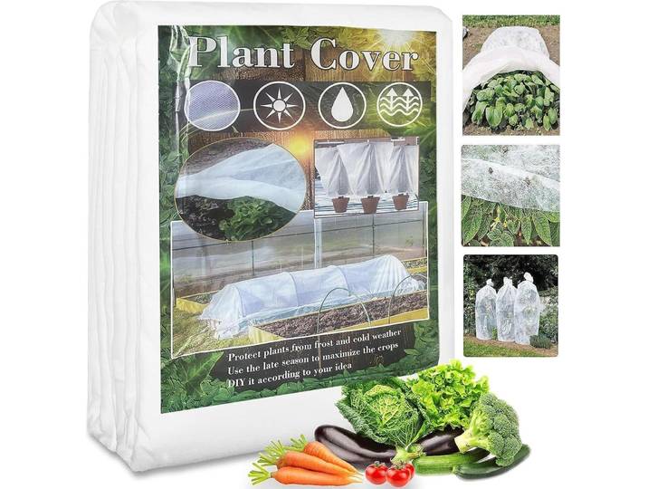 OAHAO Gartenvlies Frostschutz Pflanzendecke 40g/m² Winterschutz 2x10M