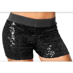 Metamorph Pailletten Hotpants schwarz (40, 42)