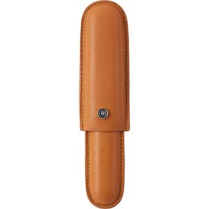 Cross Stifteetui AC312-2 mokka, für 1 Stift, Stecketui im Zigarrenstil, aus Echt Leder