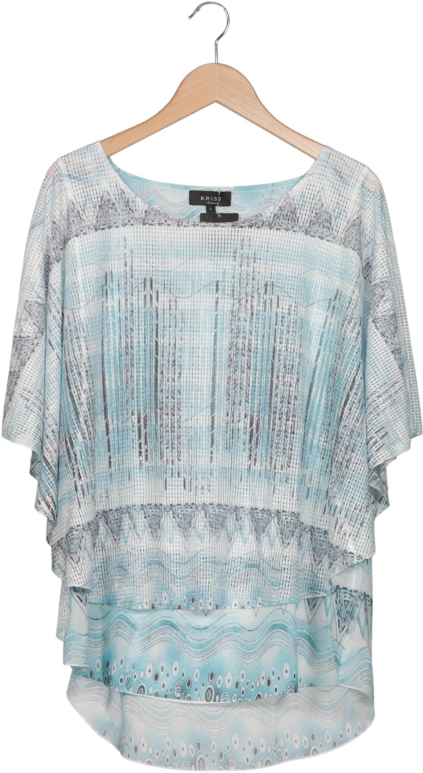 Kriss Trading Sweden Damen T-Shirt, Mehrfarbig, Gr. L, Synthetik - Second Hand