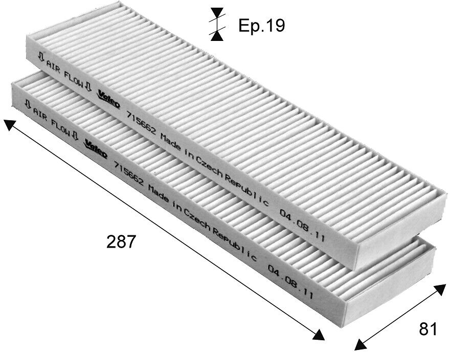 Valeo Filter, Innenraumluft Climfilter Comfort 715662 Für Hyundai
