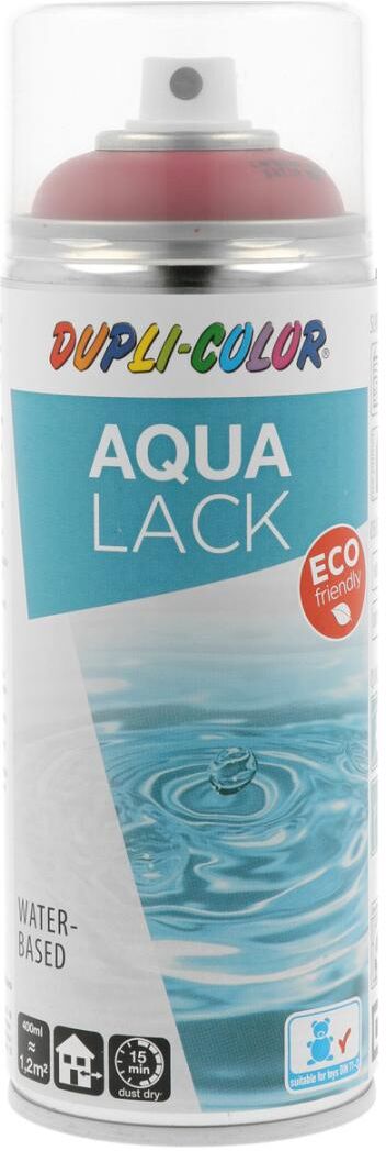 european aerosols DUPLI-COLOR AQUA karminrot seidenmatt, 350 ml