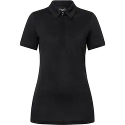 Super Natural, Damen, Funktionsshirt, Zip Polo (M), Schwarz, M
