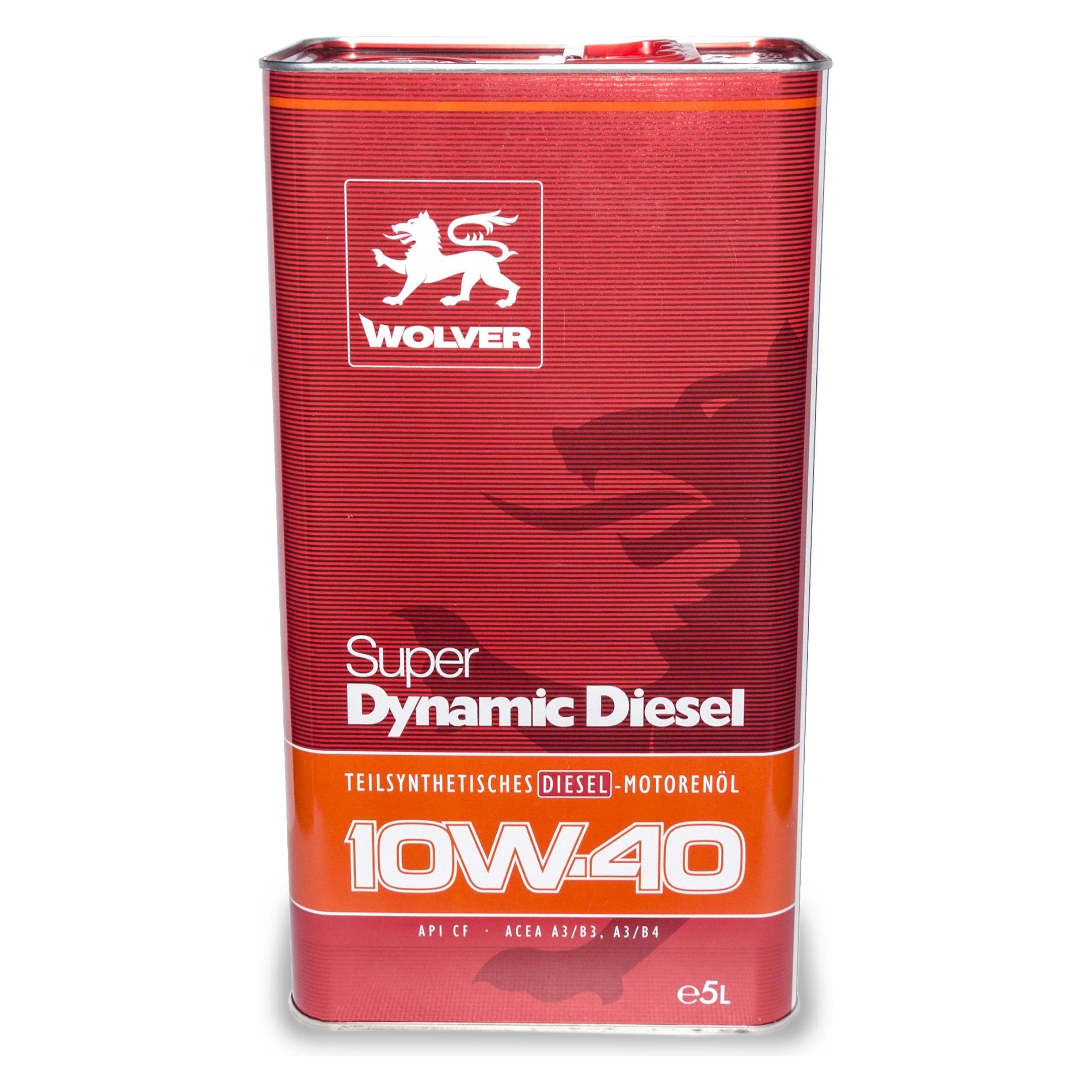 Wolver MOTOR OIL DYNAMICDIESEL 10W-40 5L (4260360944123)