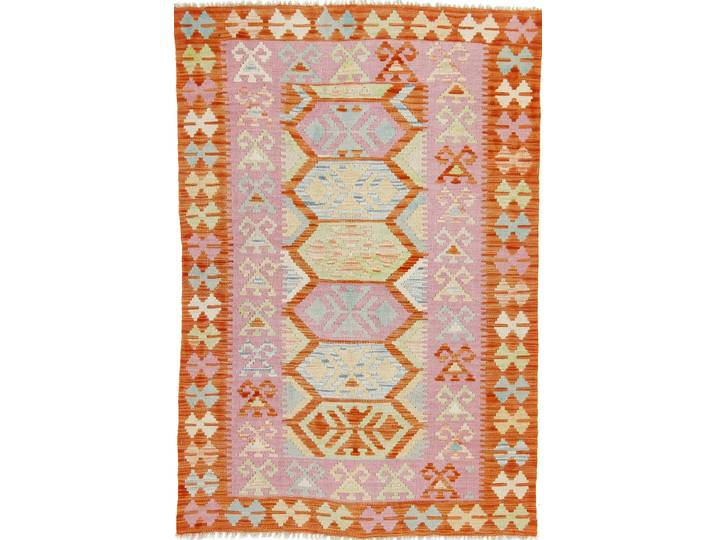 Kelim Afghan Heritage Teppich 105x153 Handgewebt Orientteppich Wolle