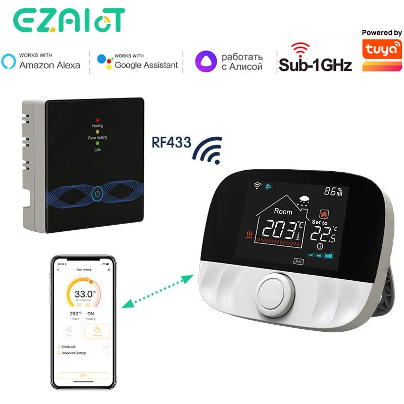 Selius Draadloze Thermostaat Non-WiFi - Programmeerbare Temperatuurregeling