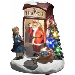 LED Multi Batterie 4211-000 LED Weihnachtsmann Telefonzelle