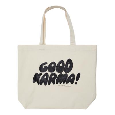 Umhängetasche ANOTHER COTTON LAB "Another Cotton Lab Another Cotton Lab Good Karma Club Tote Bag", Herren, Gr. onesize, weiß, Taschen Umhängetasche