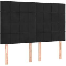 vidaXL, Boxspringbett, Almelville (Block mit Quadraten) (140 x 190 cm)