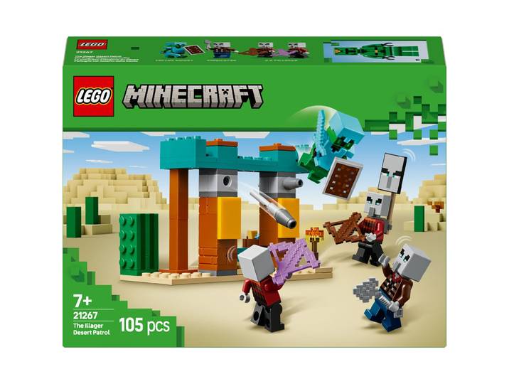 LEGO Minecraft La Patrouille d'Illageois de Désert 21267 LEGO