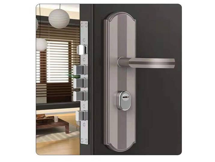Serrure de porte universelle antivol pour chambre et salon, ensemble de poignée de porte mécanique vintage