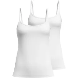 Spaghetti-Top Essential Cotton Damen Unterhemd
