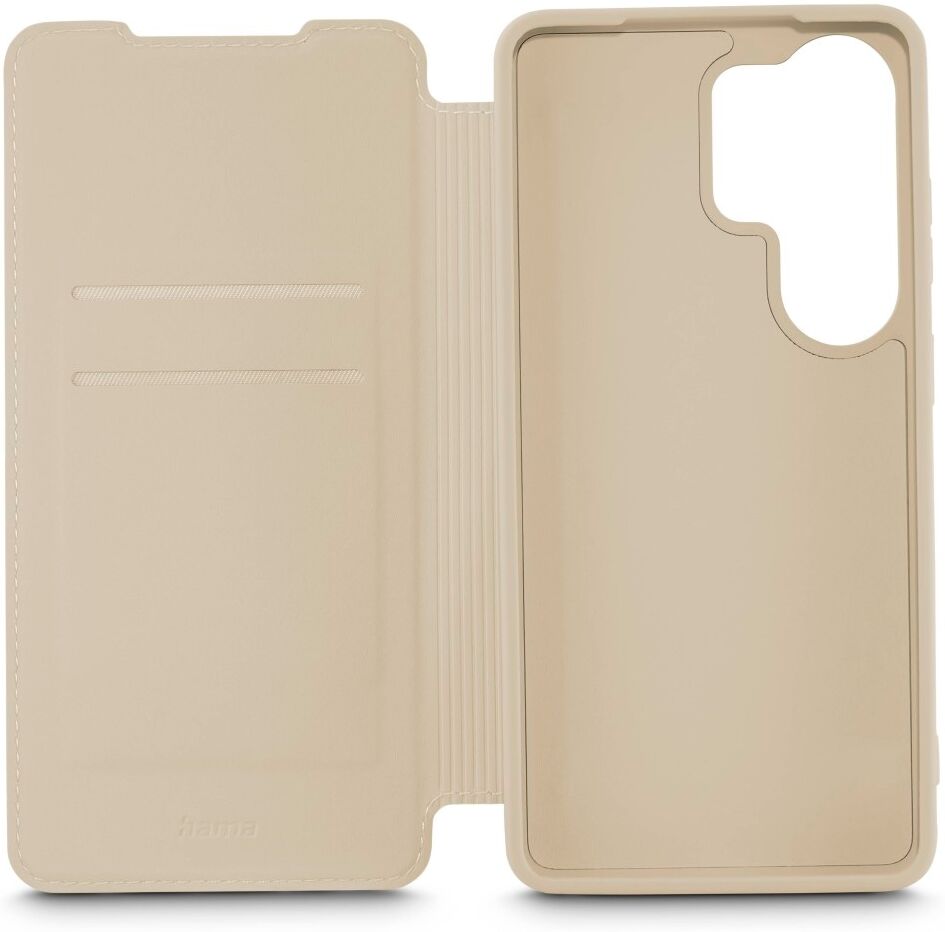 Hama Smartphone-Hülle "Handytasche für Samsung Galaxy S26 Ultra", beige, Smartphones, Hüllen, Rubber Finish, Kartenfächer, Anti Rutsch Oberfläche, Kratzschutz, Smartphone-Hülle