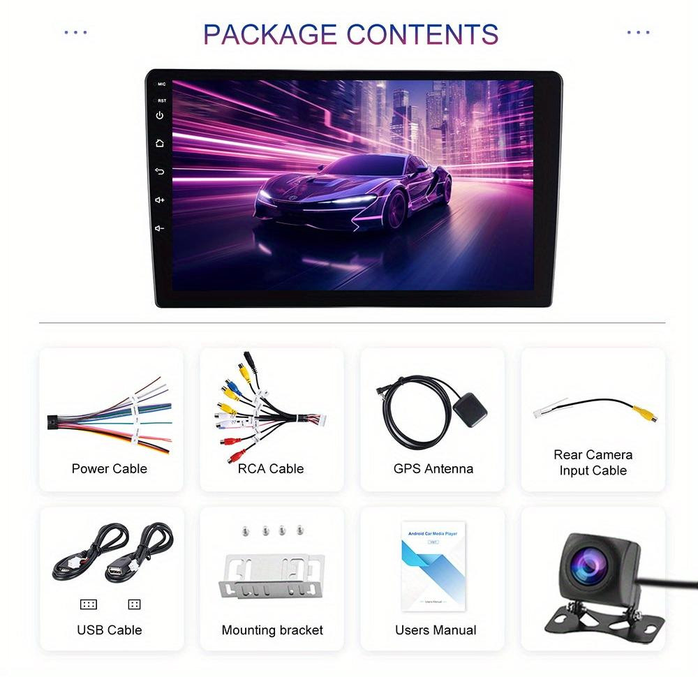 Selius Android 15 Autoradio - Double Din Multimedia Navigatiesysteem