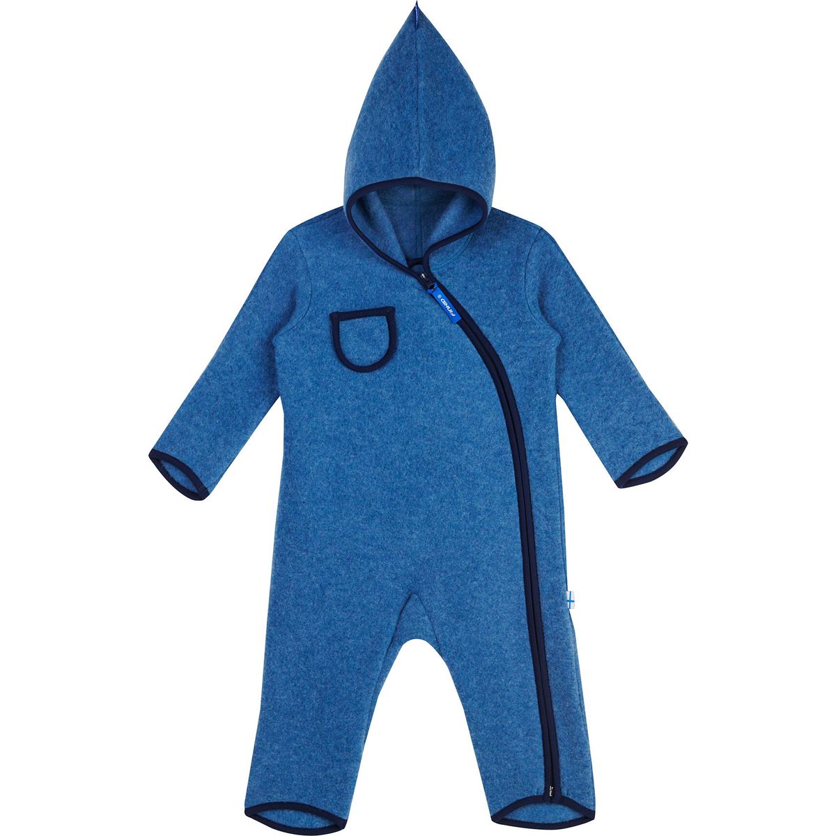 Finkid Puku Wool real teal/navy (170100) 70/80 1232007-170100-70/80