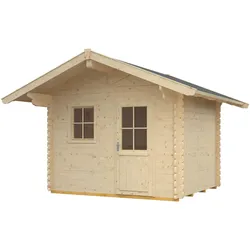 Skan Holz 45 mm Blockbohlenhaus Arosa-300 x 300 cm