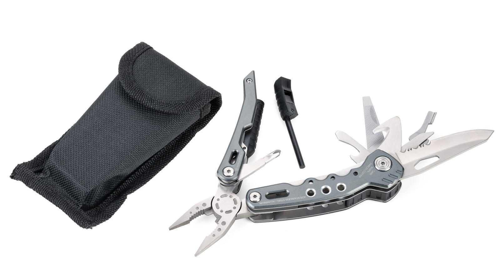TROIKA® Multitool FIRE TOOL 14 TOL45/GY