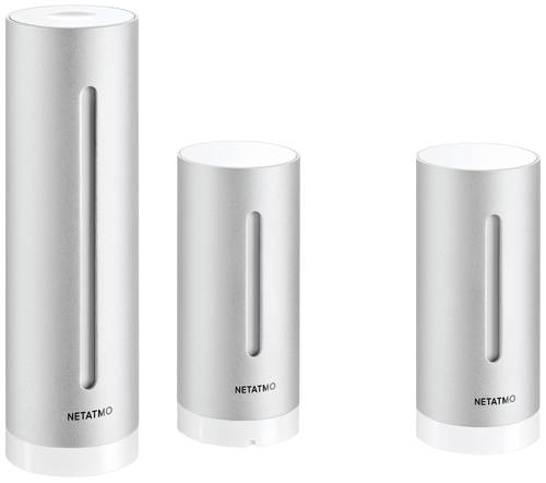 Netatmo Bundle NBU-NWS-NIM-EU WLAN-Wetterstation Vorhersage für 6 Tage Anzahl Sensoren max. 5