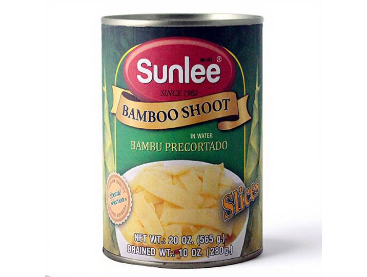 Sunlee bamboescheuten in plakjes in water blik 565 g