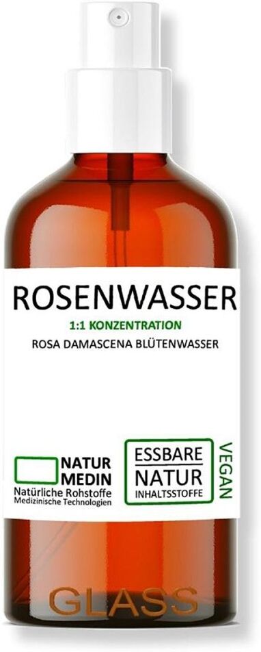 Naturmedin Rosenwasser Glas