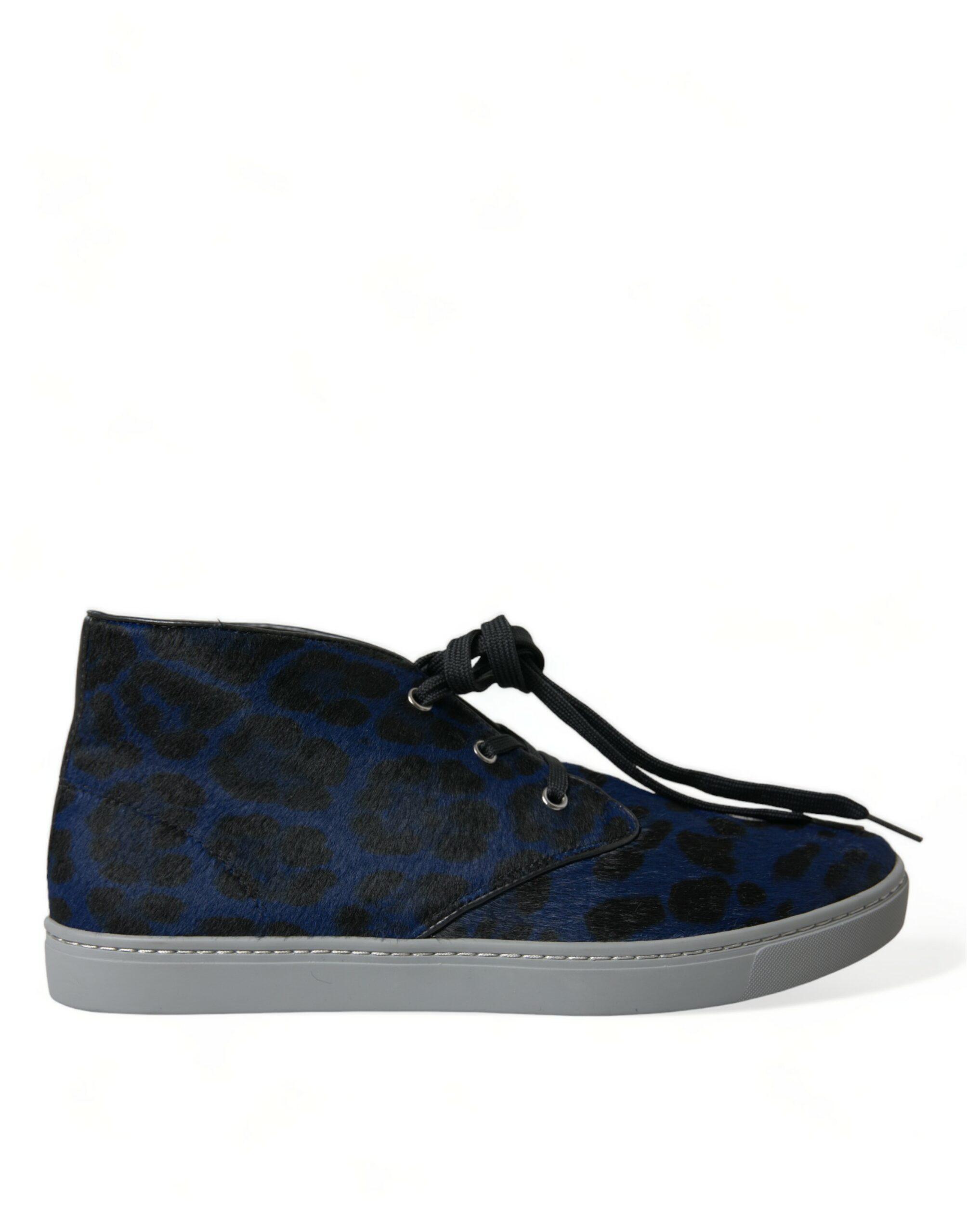 Leopardprint Hoge Sneakers