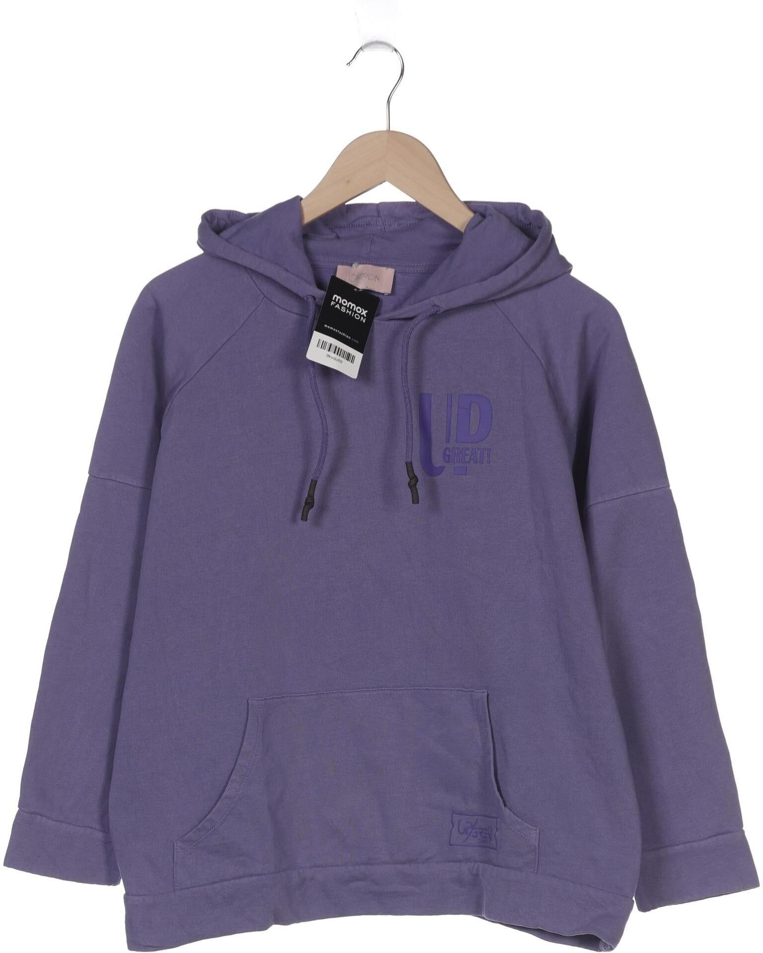 Cartoon Damen Kapuzenpullover, Flieder, Gr. 7Xl, Baumwolle - Second Hand
