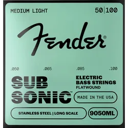 Fender SubSonic 9050ML Medium Light Stainless Steel Flatwound