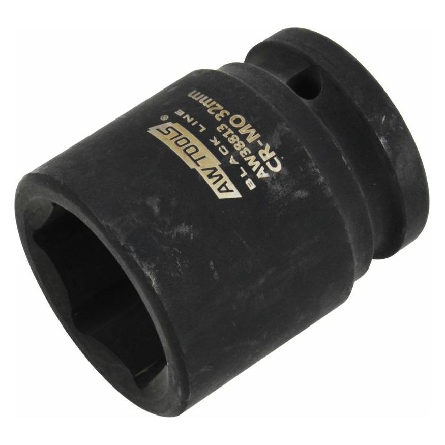 Awtools Black Line kurze 6-Punkt-Schlagschrauberstecknuss (36 mm) (47279491)
