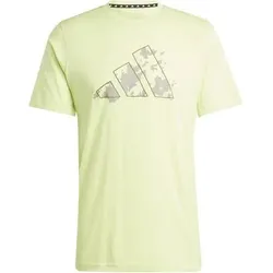 ADIDAS Herren Shirt Train Essentials Seasonal Training Graphic, Größe S in Pink Pink