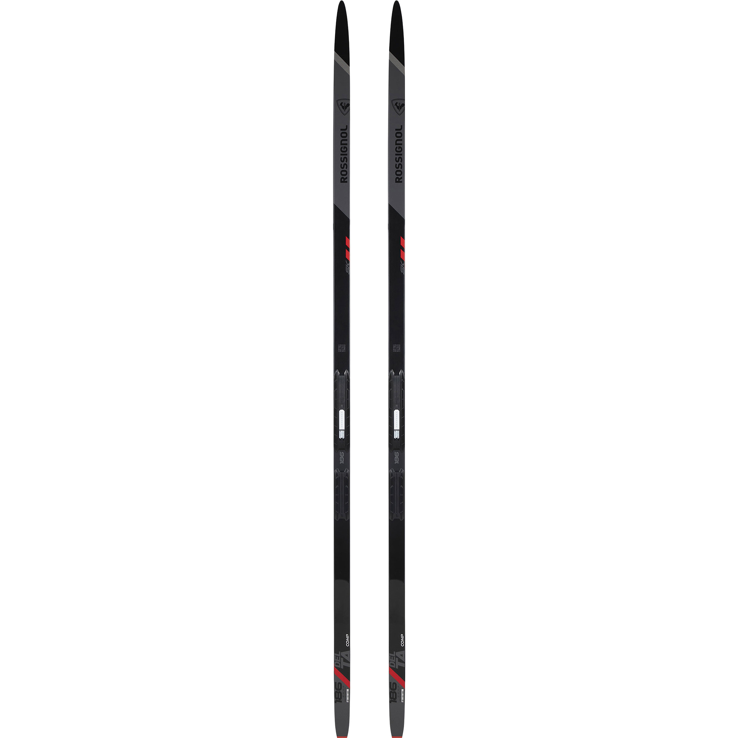 Rossignol Delta Comp Race Skatingset 26/27 Ski grau Größe 186CM | 65-85KG Langlauf Skating