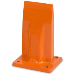 EBERTH Holzspalter Manuell, Spaltkeil aus Stahl, 8x7x13 cm, sicheres Holzspalten, Profi-Brennholzspalter