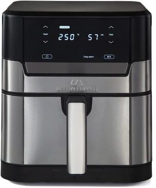 Uber Appliance Air fryer XL Premium - 7QT SS - Ceramic Non-stick PFOA/PTFE Free