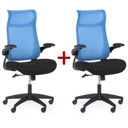 Bürosessel LUCKY 1+1 GRATIS, blau