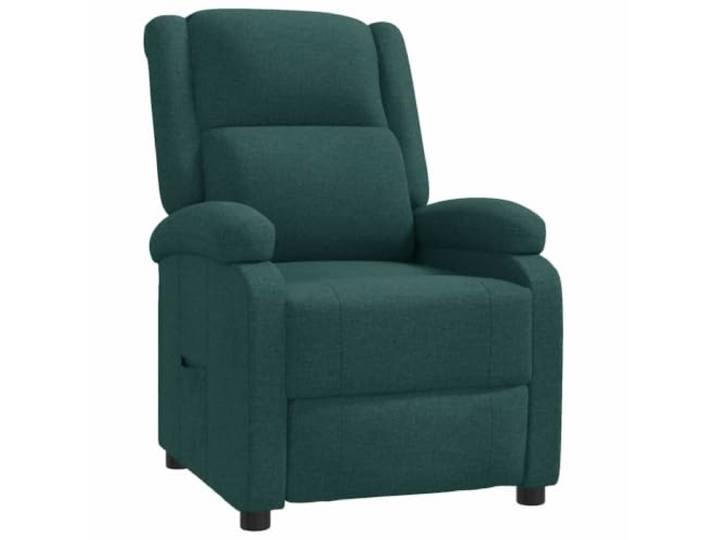 GHVBNMF Relaxsessel mit Liegefunktion, Fernsehsessel Dunkelgrün Stoff Ergonomischer Liegesessel mit verstellbarer Rückenlehne und Fußstütze für gemütliche Stunden im Wohnzimmer oder Leseecke.