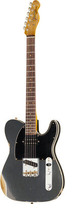 Fender Tele Custom HS ACFM Relic Aged Charcoal Frost Metallic