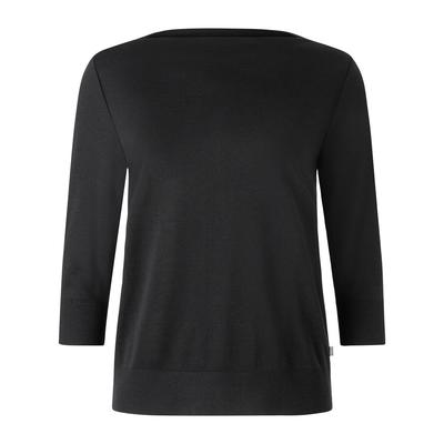 Langarmshirt MAERZ MUENCHEN "Maerz Muenchen 170000 Langarmshirt Damen Bekleidung", Damen, Gr. 40, schwarz, 67% Lyocell, 33% Baumwolle, Shirts Langarmshirt