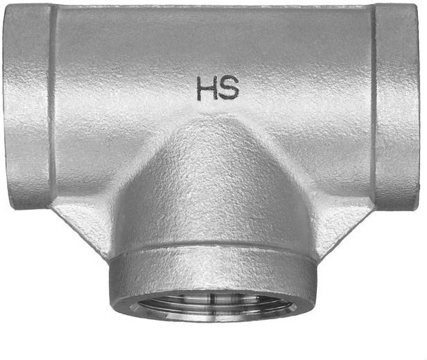 Schmidt, Hermann Hermann Schmidt Edelstahl-T-Stück 1/2" 90° Innengewinde/Innengewinde