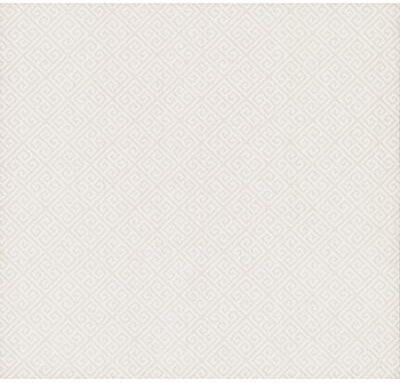 Inspired by Color Grecian Geometric Pearl & White Wallpaper