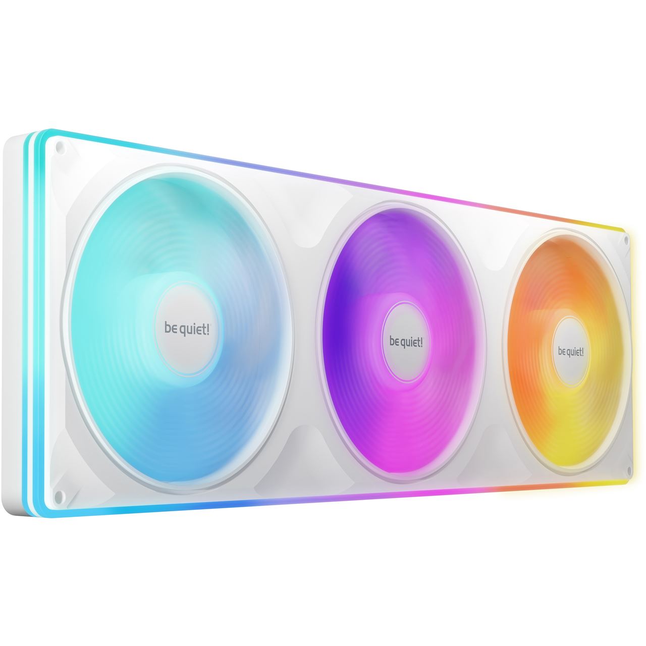 420x140x28mm be quiet! Light Wings Pro IO Reverse White